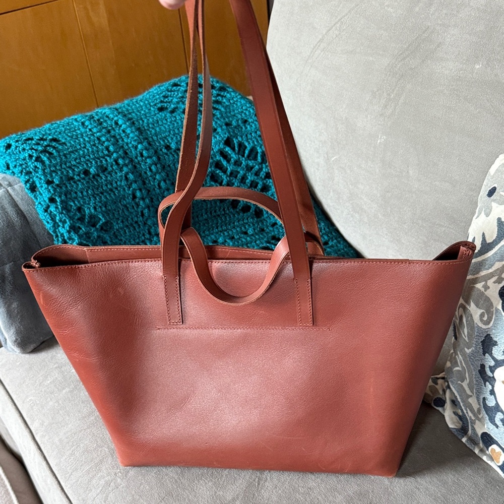 NWT Madewell “The Zip Top Essential” Tote Bag